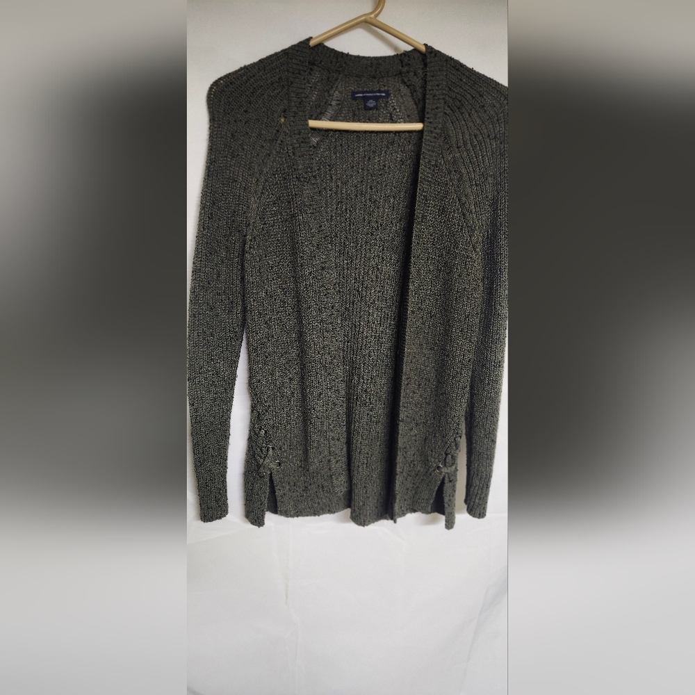 American Eagle Outfitters Dark Green Cardigan